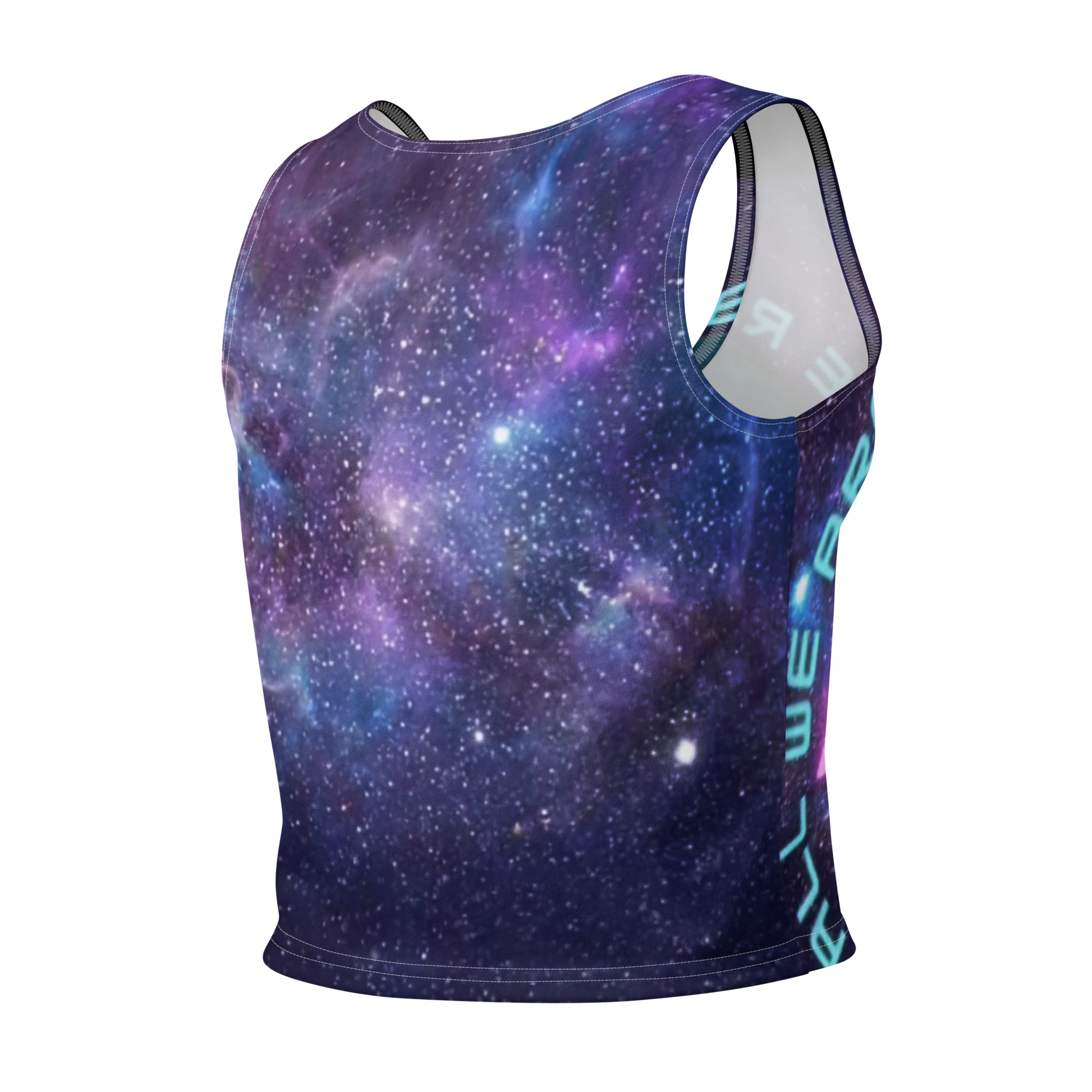 AWARE Logo Ladies cotton crop top - Image 2