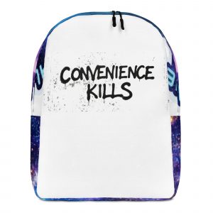 Convenience Kills Minimalist Backpack