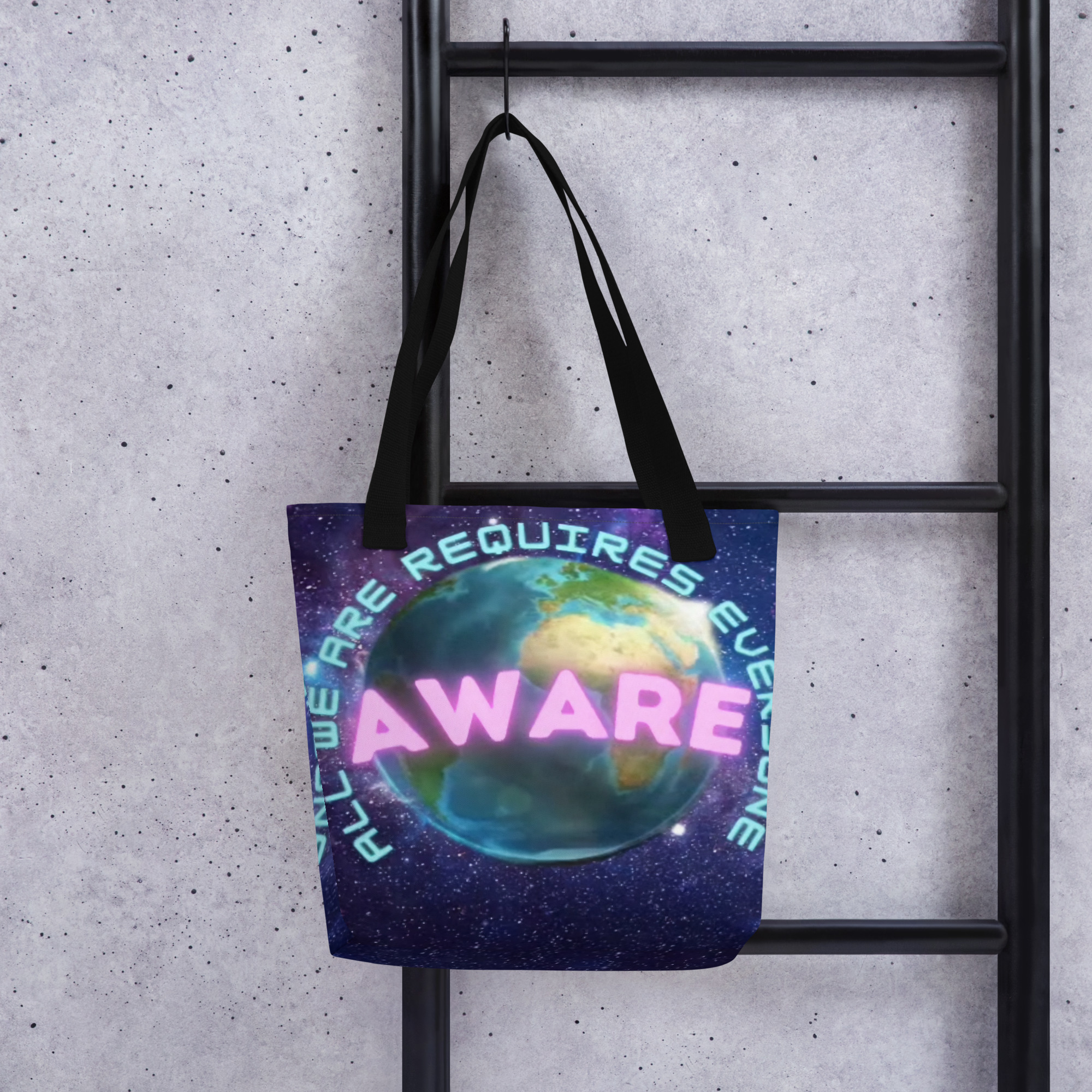 AWARE Logo Tote bag - Image 3