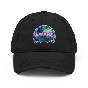 AWARE Logo Distressed Dad Hat