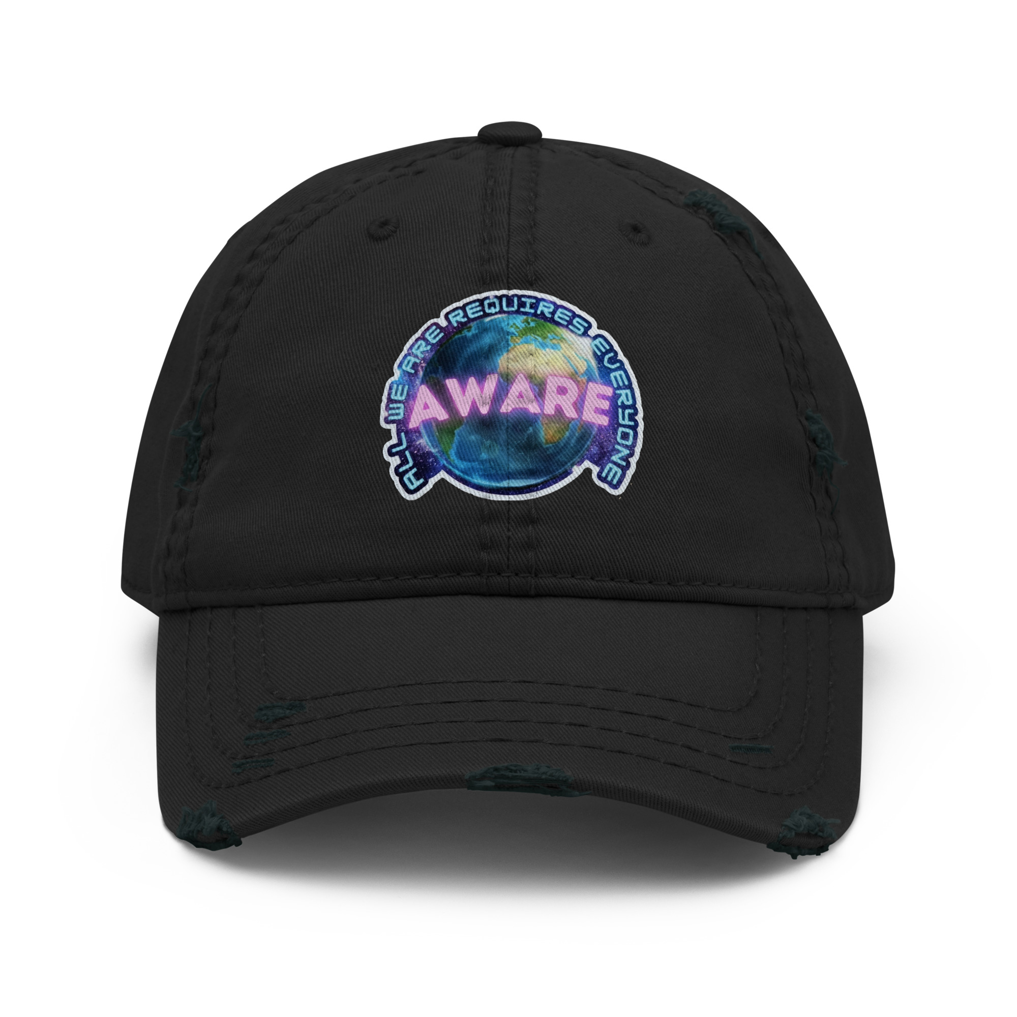 AWARE Logo Distressed Dad Hat