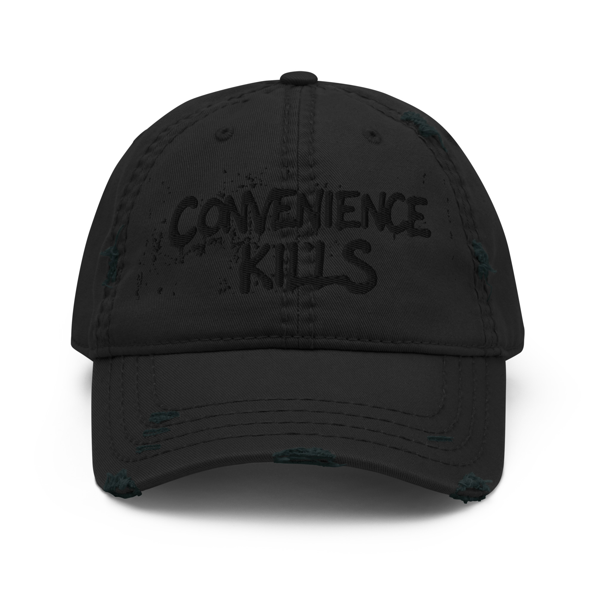 Convenience Kills Distressed Dad Hat