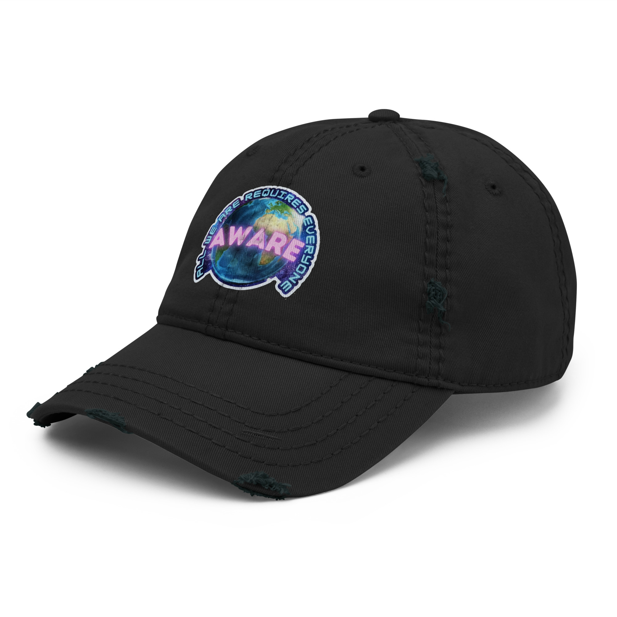 AWARE Logo Distressed Dad Hat - Image 4