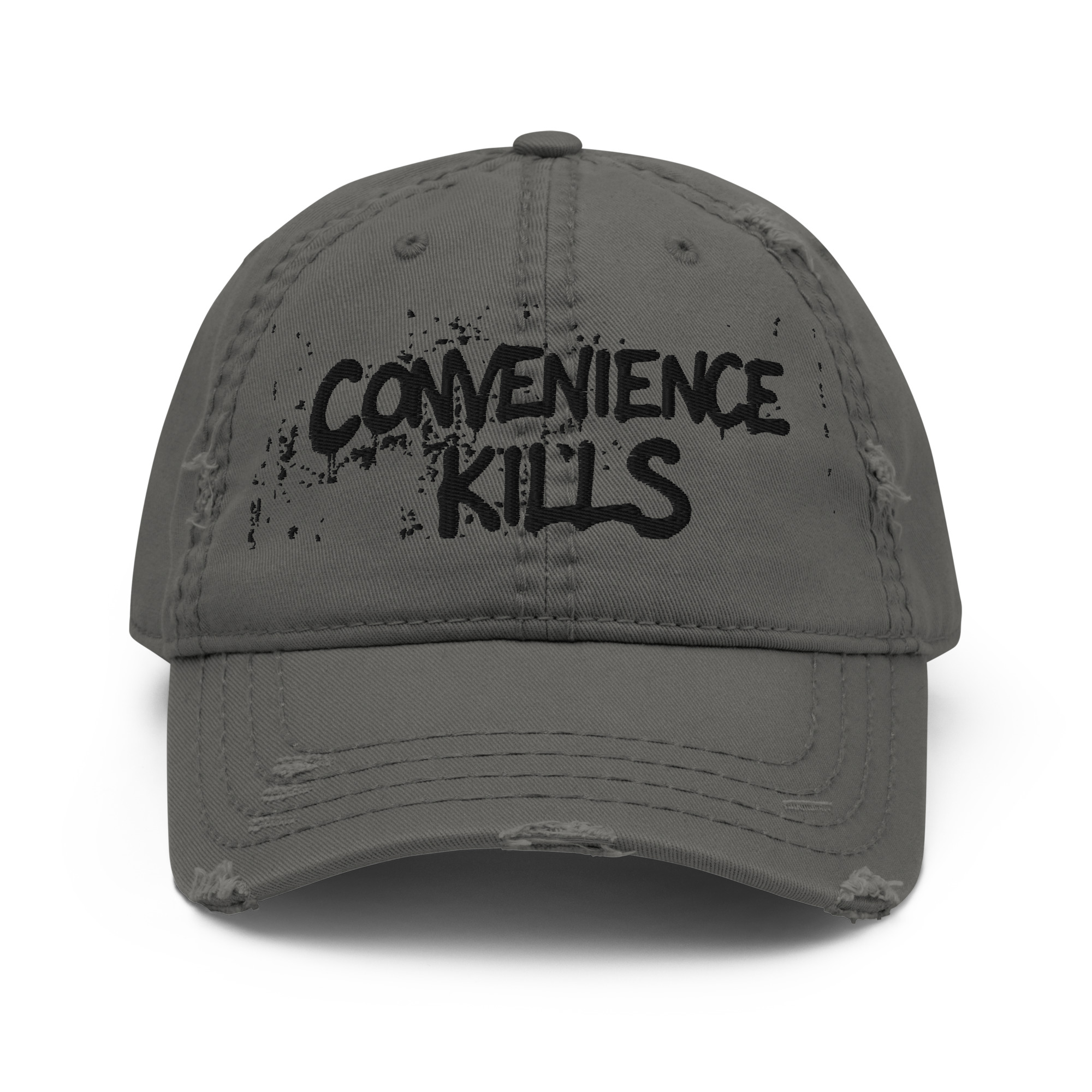 Convenience Kills Distressed Dad Hat - Image 3