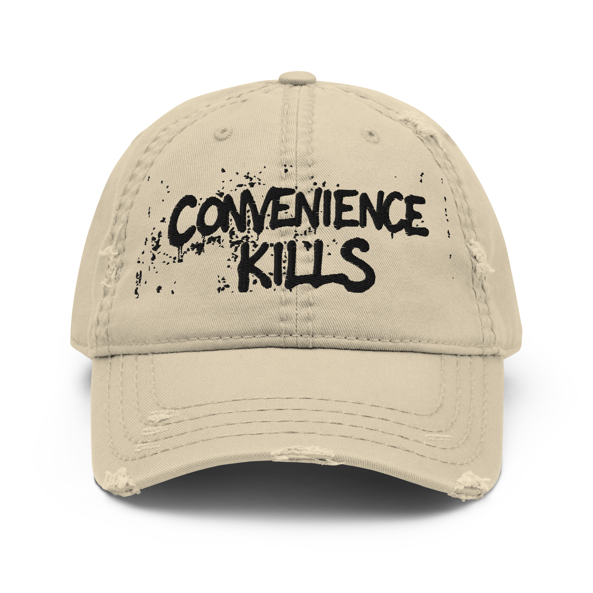 Convenience Kills Distressed Dad Hat - Image 4