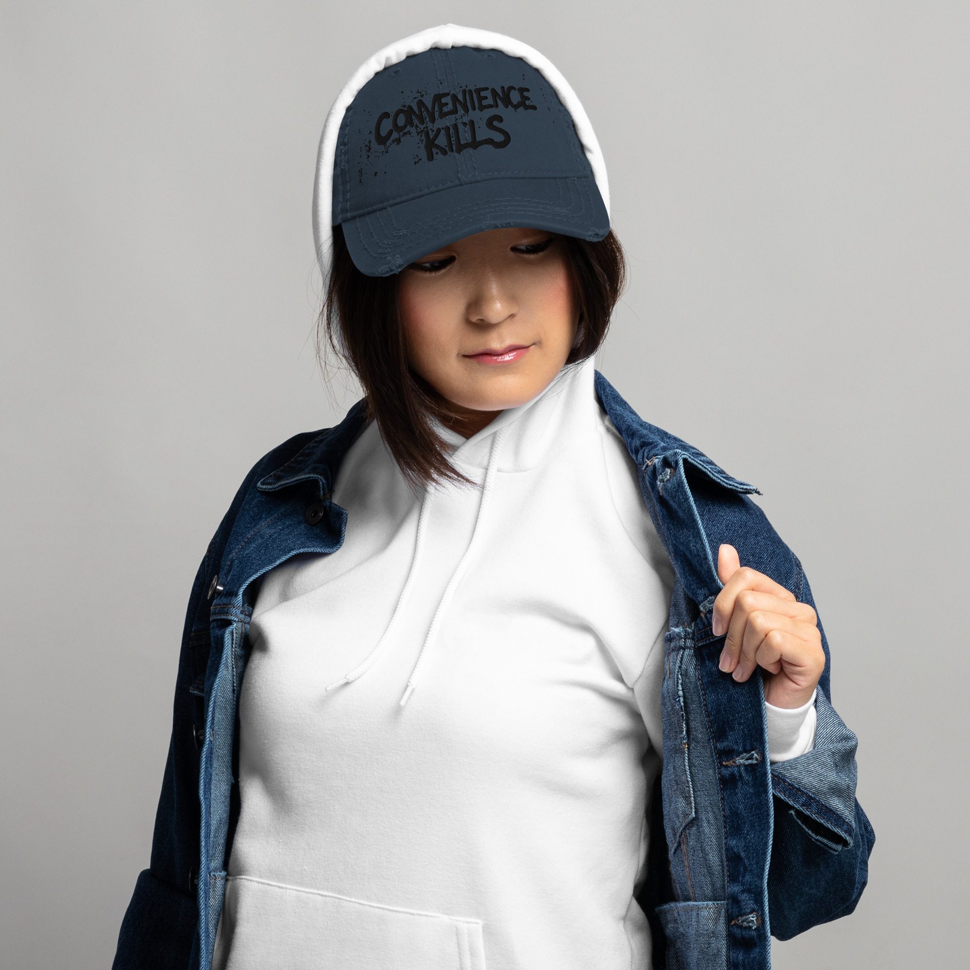 Convenience Kills Distressed Dad Hat - Image 29