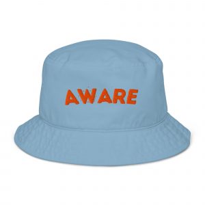 AWARE Simple Signature Organic bucket hat
