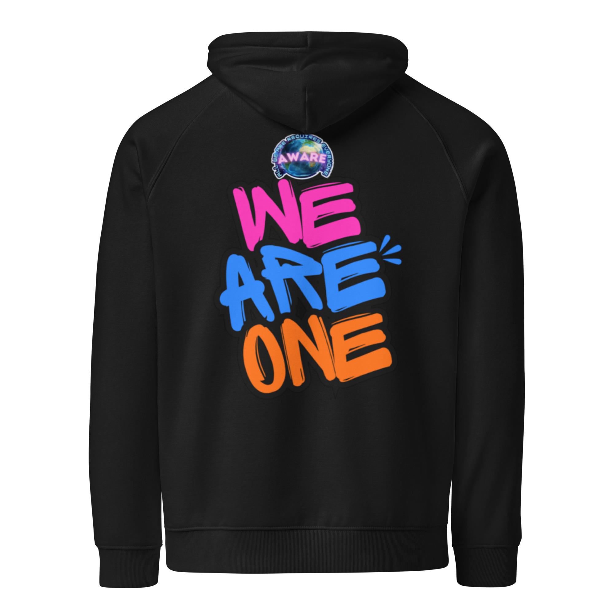 WE ARE ONE Unisex ECO raglan hoodie - Image 7