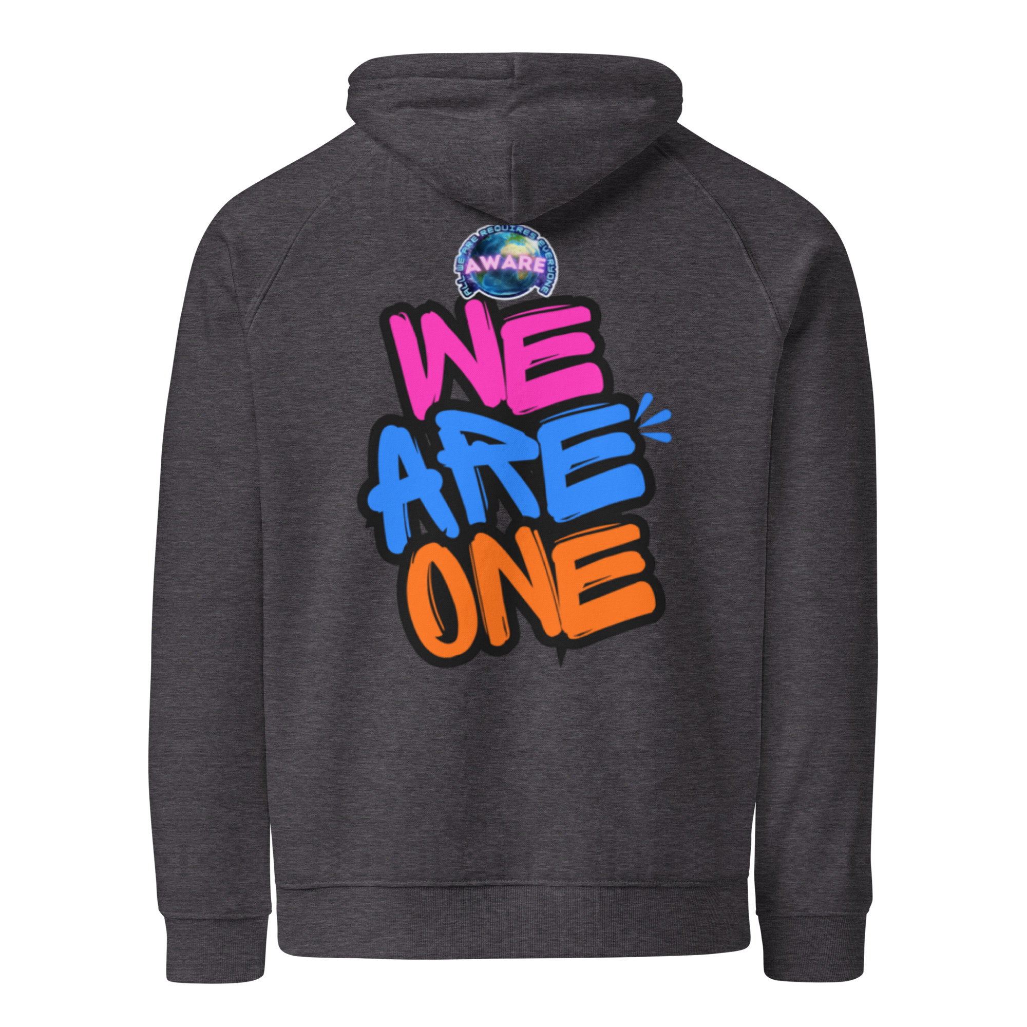WE ARE ONE Unisex ECO raglan hoodie - Image 9