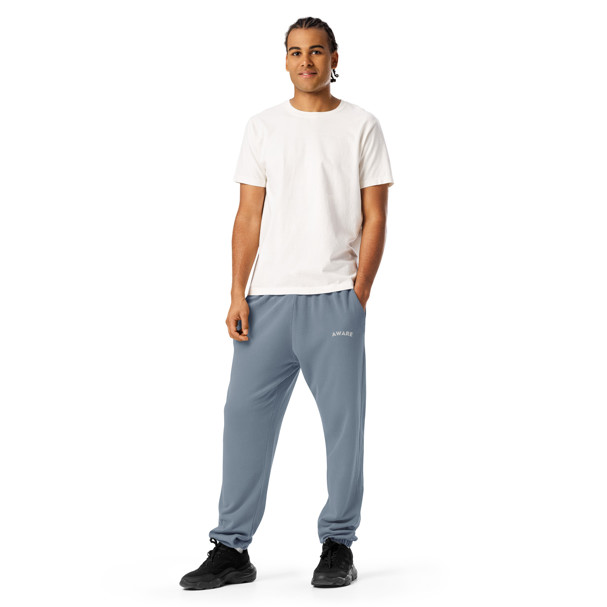 AWARE Simple Signature Unisex fleece sweatpants - Image 5