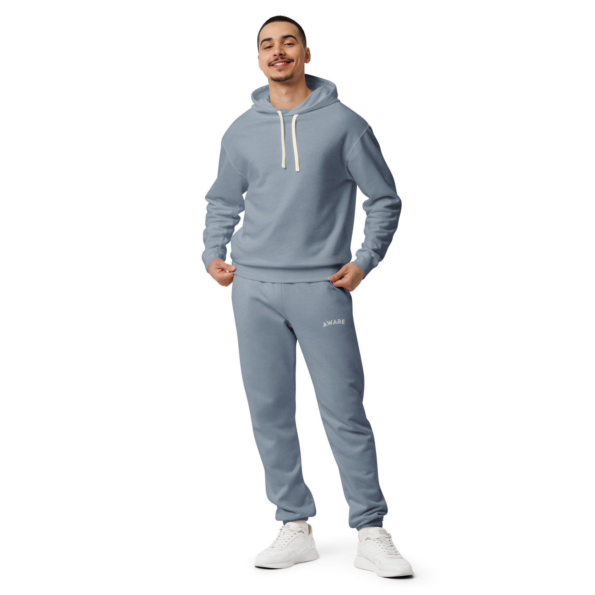 AWARE Simple Signature Unisex fleece sweatpants - Image 3